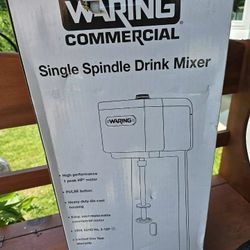 Waring COMMERCIAL WDM120SW Single Spindle Drink Mixer - 120V, New