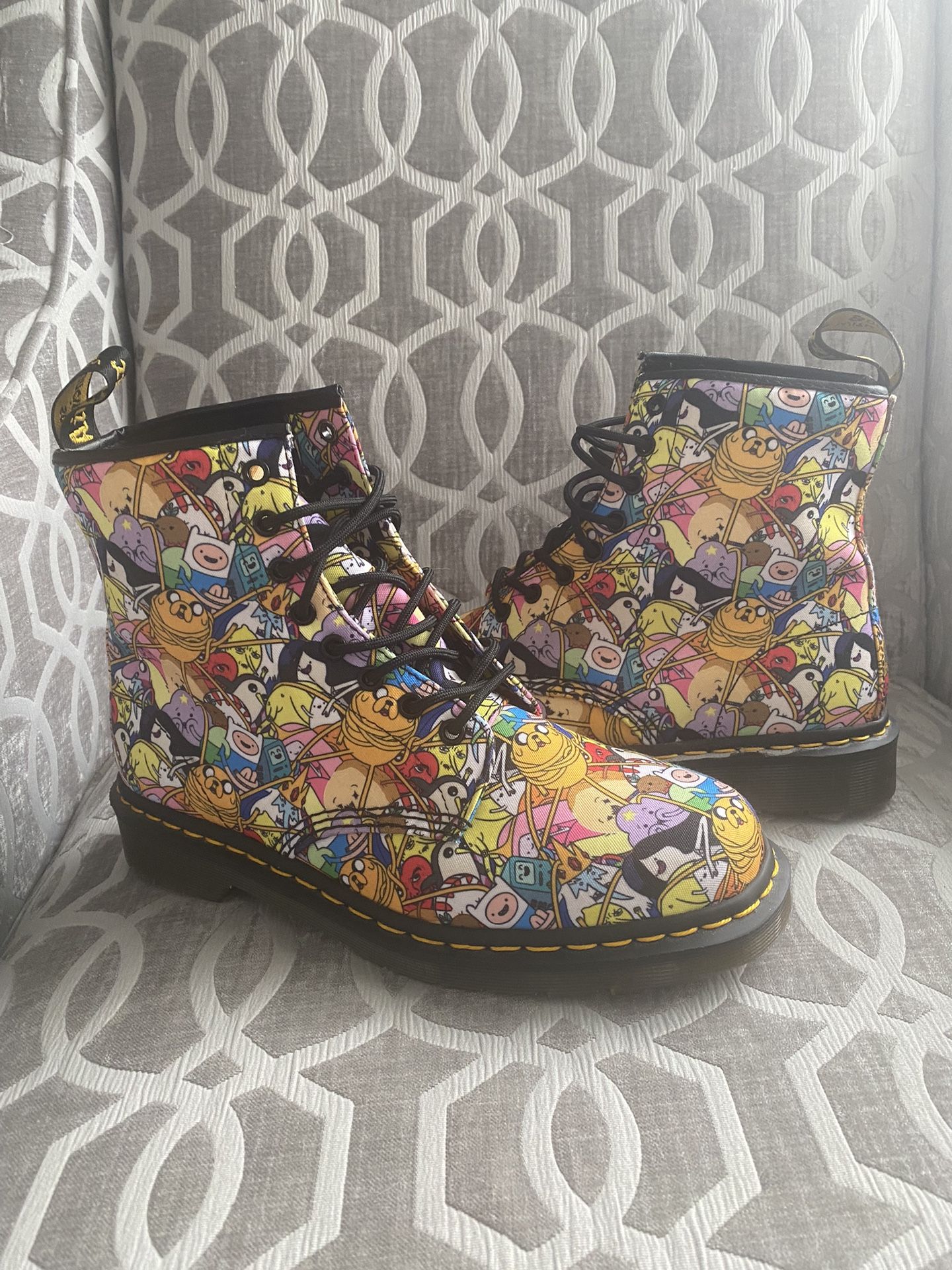 Dr Doc Martens Adventure Time Cartoon Network Boots New Size