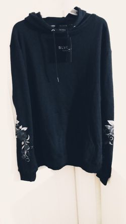 Blvck  París  Roses Hoodie .Size : L