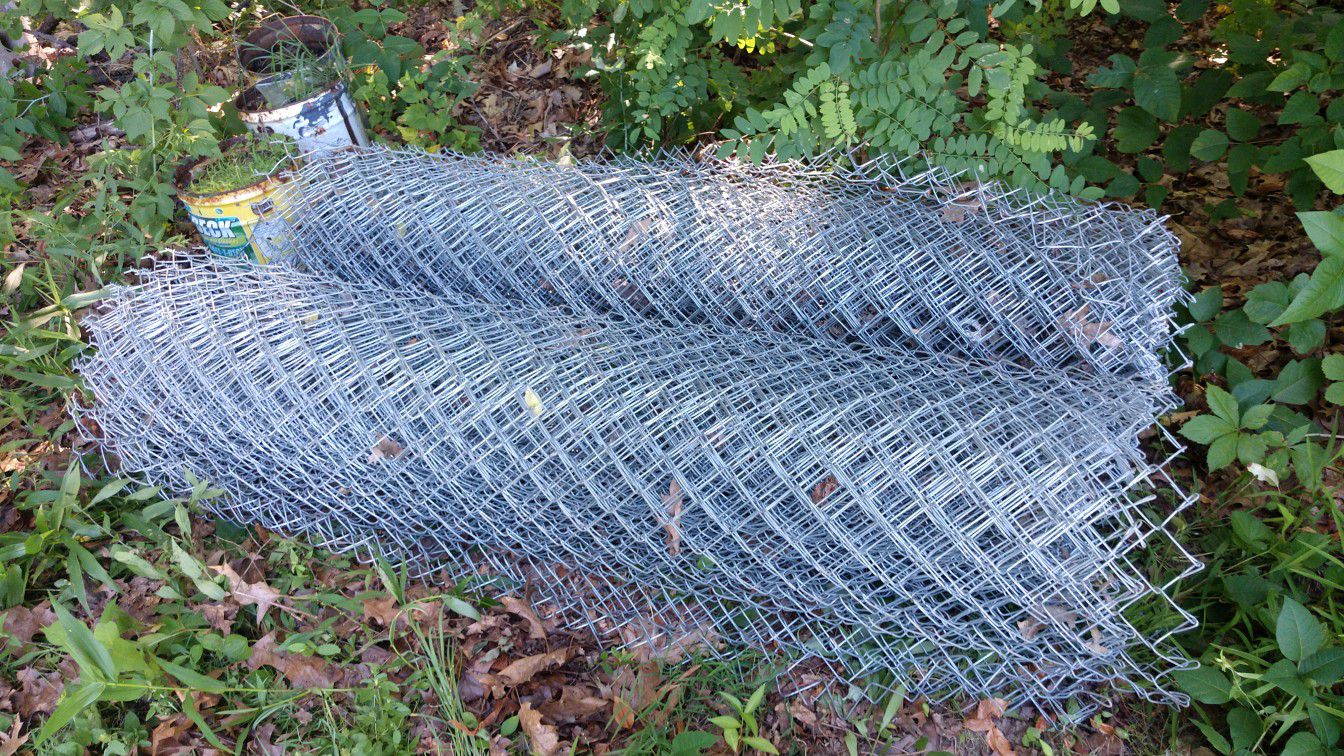 2 Rolls of Chain Link for Fencing