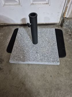 42LBS Granite Umbrella Base Stand Color: Grey 