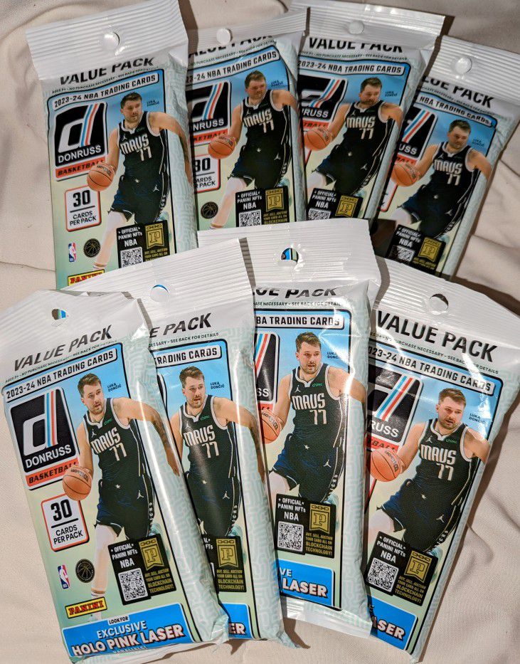 (16) 2023-24 Donruss Basketball Value Fat Packs NBA **Downtown**Wemby RC!**