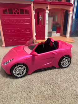 Barbie Glam Convertible Pink Car