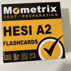 Hesi A2 Mometrix Flash Cards