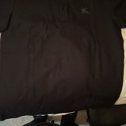 Burberry Men's Eddie TB Monogram Cotton Polo