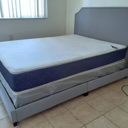 NEW Queen-Size MATTRESS and BOX SPRING. Bed frame not included👍
