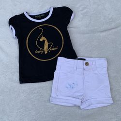 Girls Baby Girl Phat Short Set