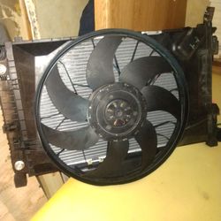 Radiator And Fan Mercedes C230 K