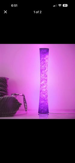 61" LED Dimmable Novelty Floor Lamp with Remote
