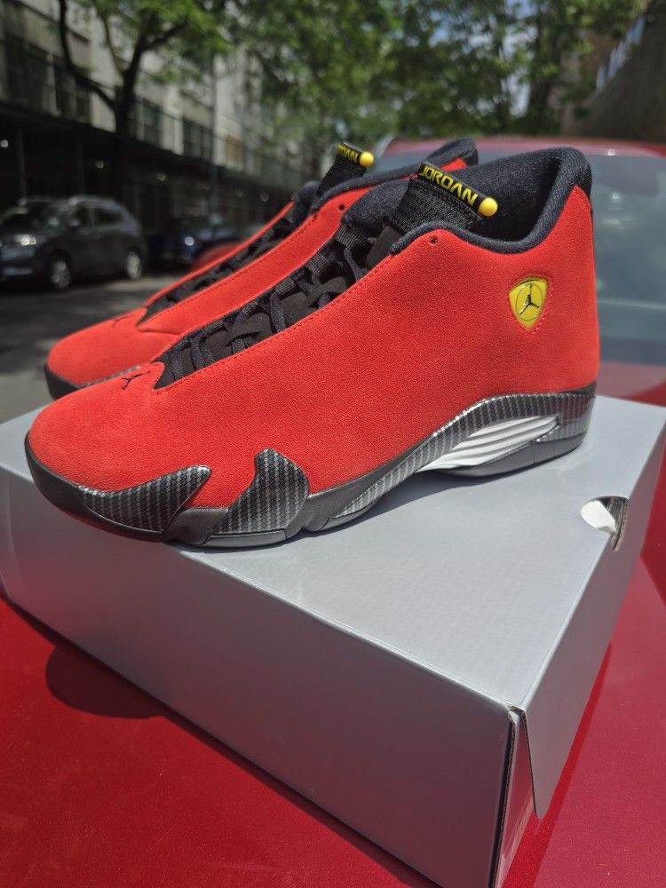 JORDAN 14 FERRARI MEN SZ 10.5