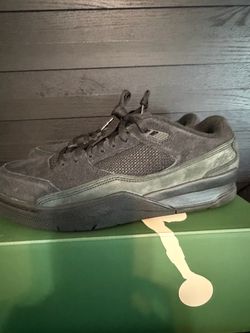 Nike Zoom Kobe Low-Top Sneakers Black Suede