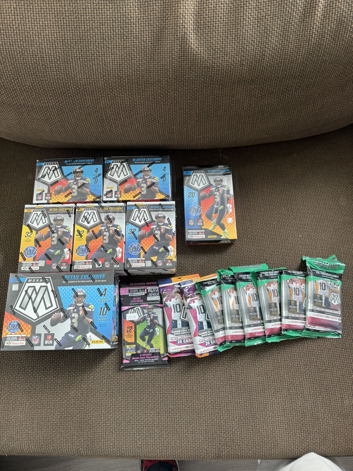 2021 And 2022 Mosaic Football Factory Sealed