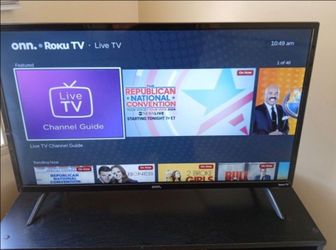32 Inch Onn Roku TV Almost New With Remote