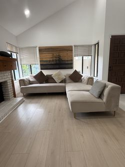 Beige Sectional Sofa 