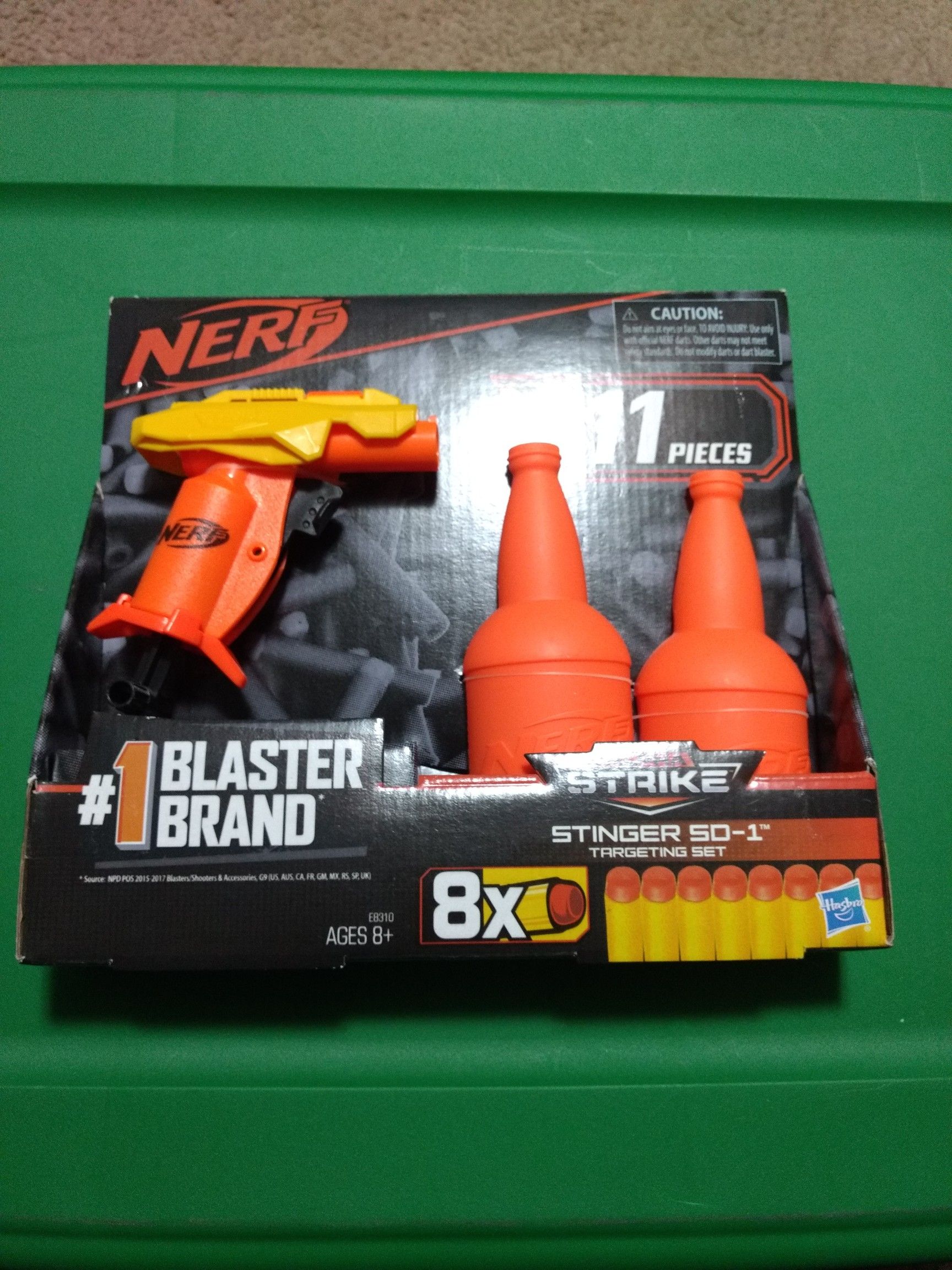 Nerf 11 piece gun set! Pending