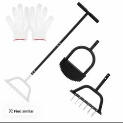 2-in-1 Lawn Aerator Spike Metal Manual