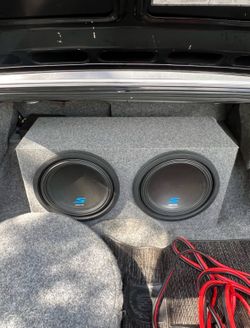 2 10s Alpine S-W10D4 Car Audio Type S Series Sub Dual 4 Ohm 1200W Peak