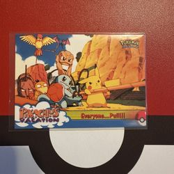 Pokémon Pikachu Vacation Topps Card