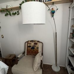 Pottery Barn Locke Marble Arc Floor Lamp 77”