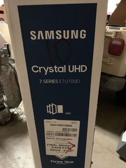 75 inch Samsung Crystal UHD