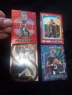 Michael Penix Jr 2024 Panini Rookie Card Set