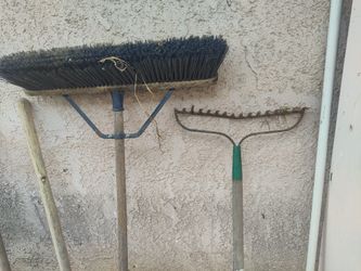 Push Broom Hard Rake
