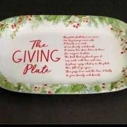 NEW Friends and Family Giving  Plate/Platter 9.25" x 14”