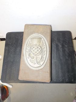 Tin mold.