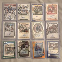 20 card Autograph football lot 
