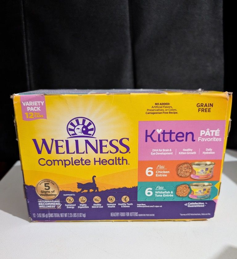 Wellness Complete Health Kitten Food Pate 12 Pack