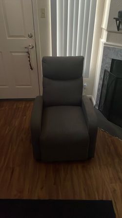 smoke grey massage recliner