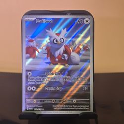 Delibird Full Art Illustration Rare Holo 152/132 Mega Evolution Pokemon Card