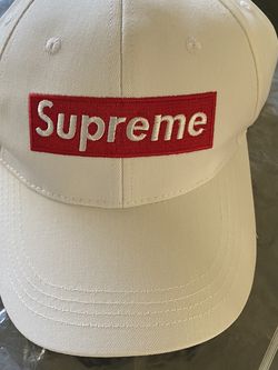 Supreme Cap- Classic White - Brand New