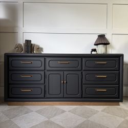 Matte Black Stunning Dresser / Credenza / Buffet / Sideboard 