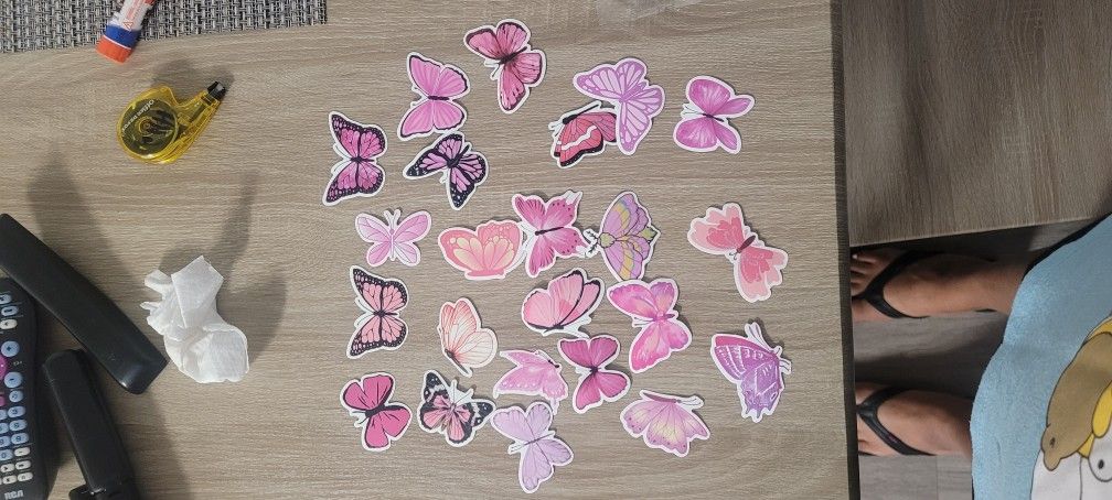 23 Butterfly Stickers