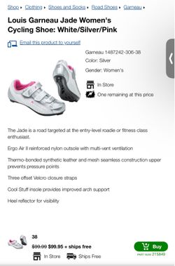 NEW Louis Garneau Women’s Cycling Shoes Size 41 / US 10 – Cycling / Peloton / Spin