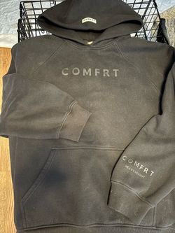 Comfrt black hoodie 3xl