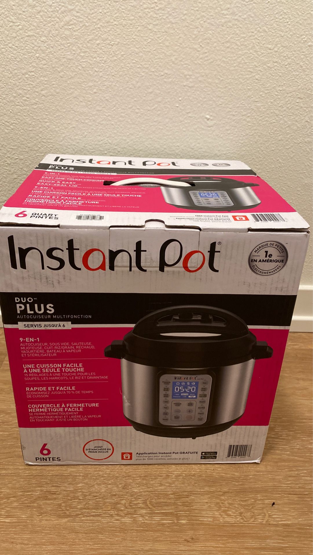 Instant pot duo plus 9 in 1 - brand new - unopened - unused