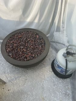 Fire Pit With Propane Tank
