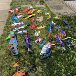 30+ Nerf Guns