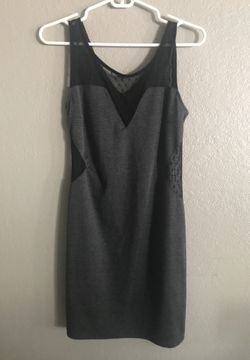 Dark gray dress