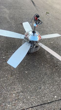 Blade Crystal ceiling fan