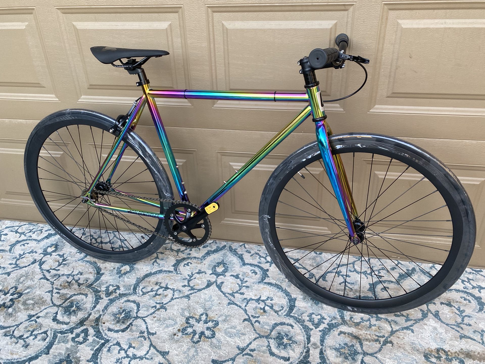 Road Bike Fixie Bike Chrome Golden Cycles Neo Chrome Bike GRAY F15