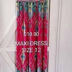 Size 12 maxi dress