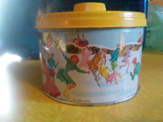 unique tin can from 1960