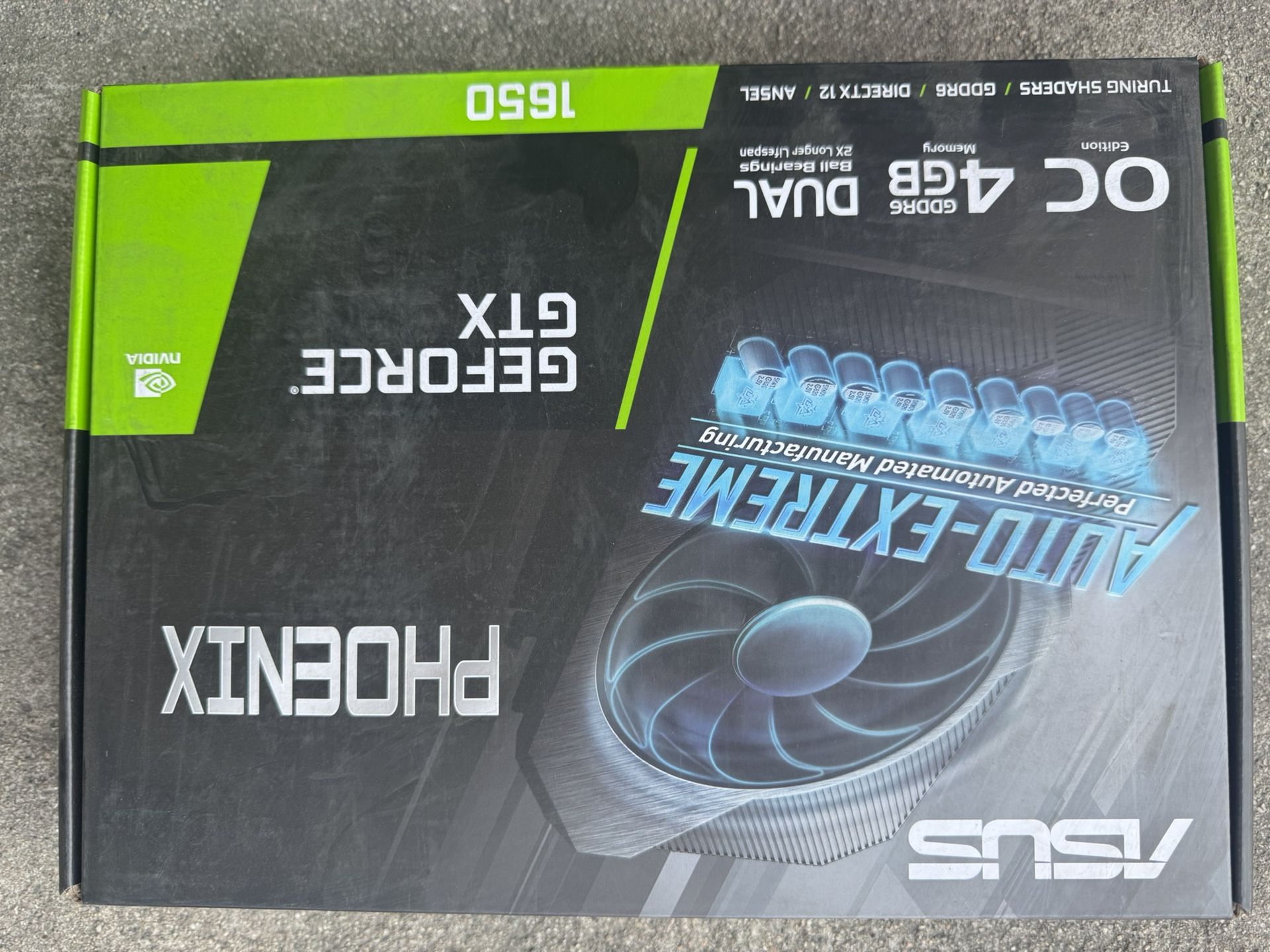 New Asus Phoenix NVIDIA GeForce GTX 1650 OC Edition Graphics Card