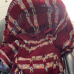 FREE! HAND CROCHETED KING SIZE AFGHAN