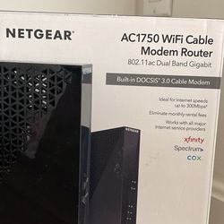 NETGEAR AC1750 WiFi Cable Modem and Router 