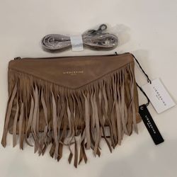 Liebeskind Gold Shoulder Bag With Fringe tassels