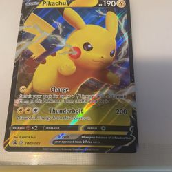 Pokémon Pikachu V Jumbo Promo swsh61